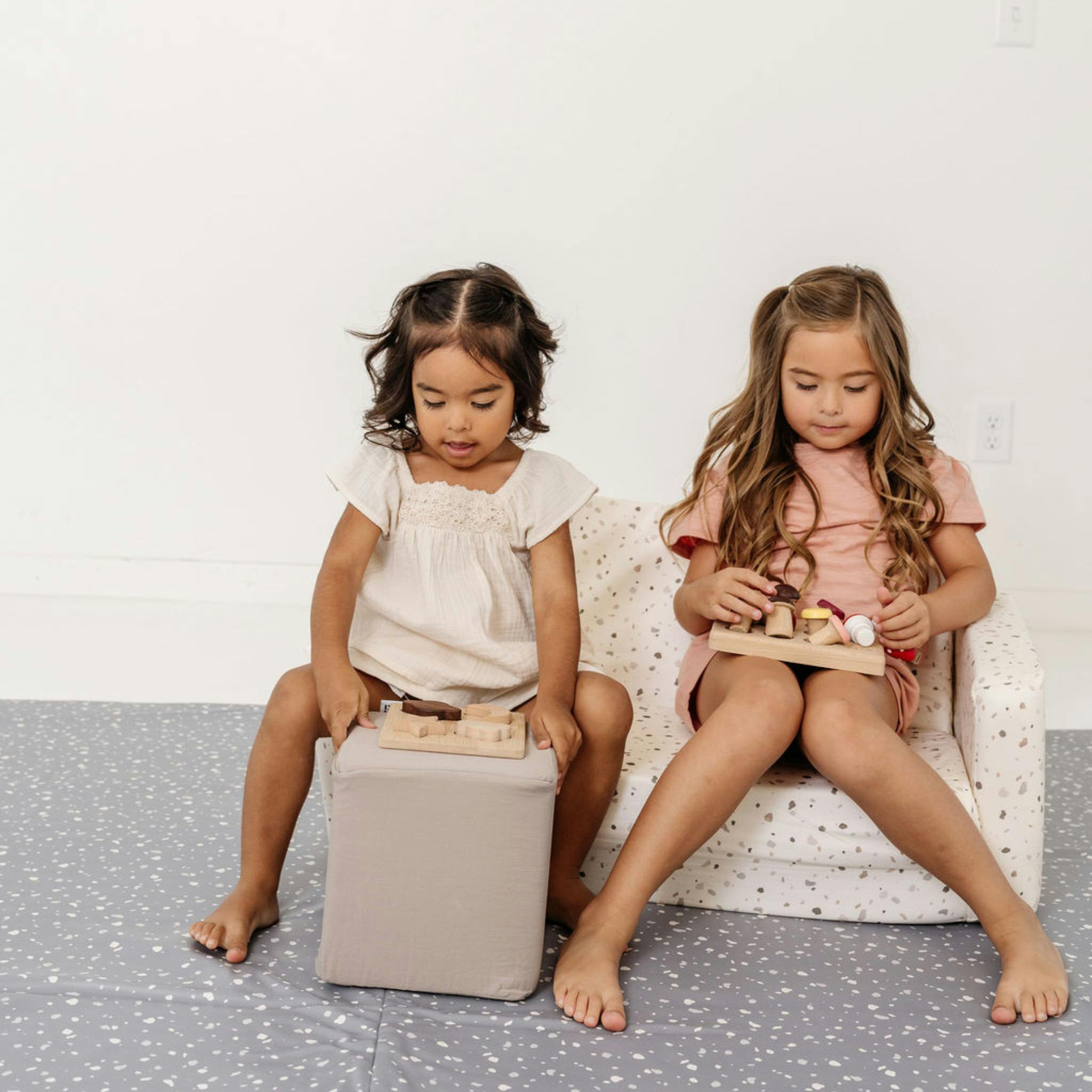 Terrazzo Chalk Play Couch