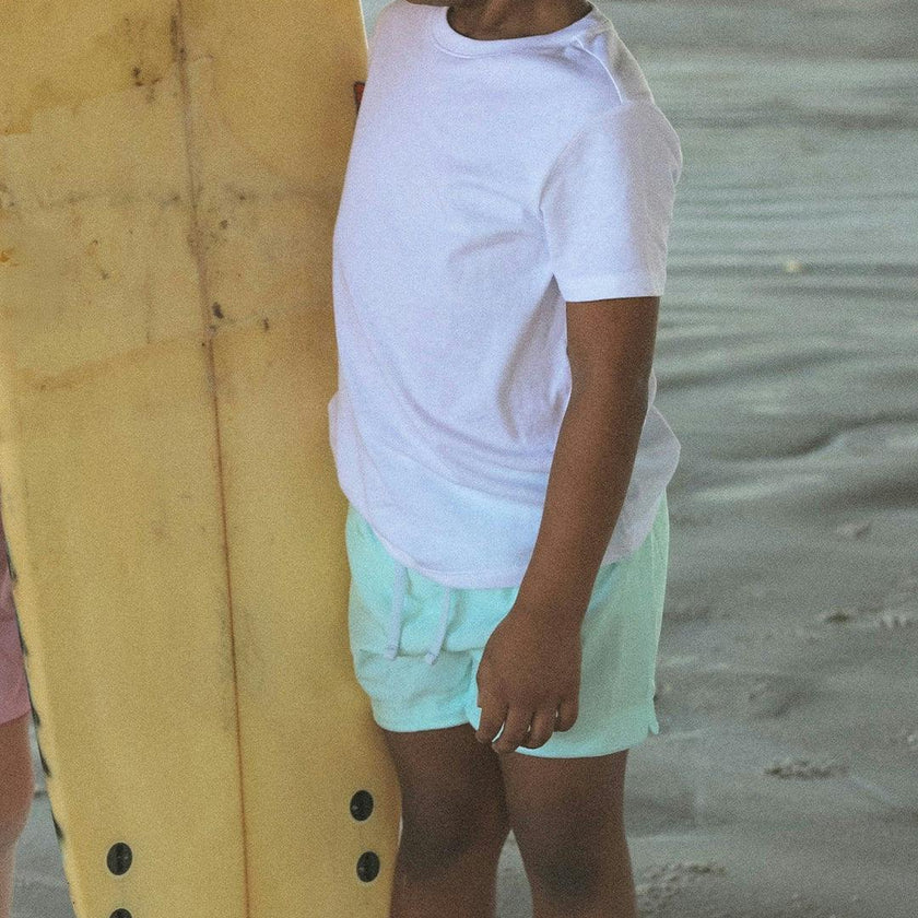Coral Sea Blue Swim Shorts