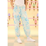 Kian Jogger Sweatpants in Blue Aquarelle Fleur