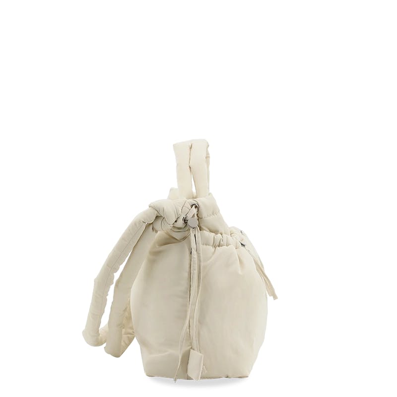 Puffy Tote in Beige