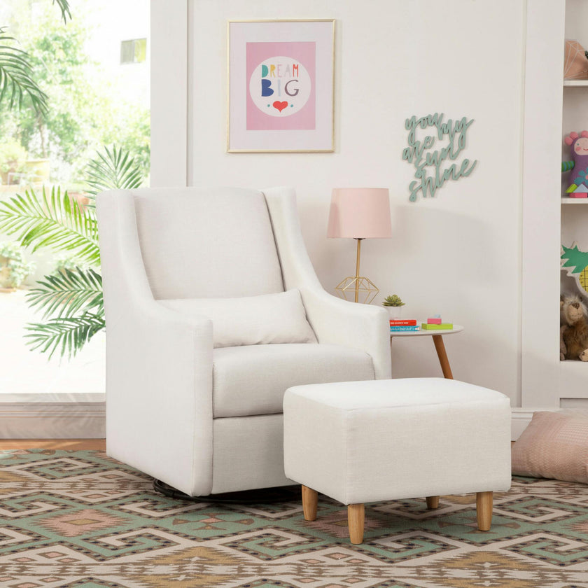 Toco Swivel Glider and Ottoman