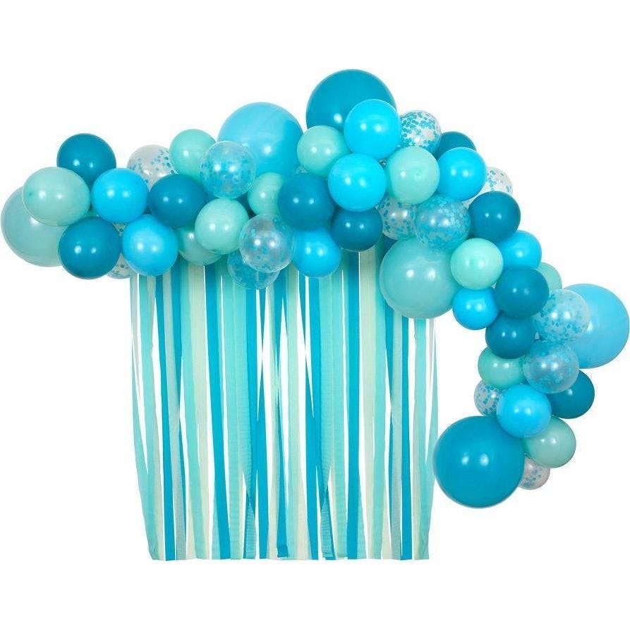 Blue Balloons And Streamers Kit
