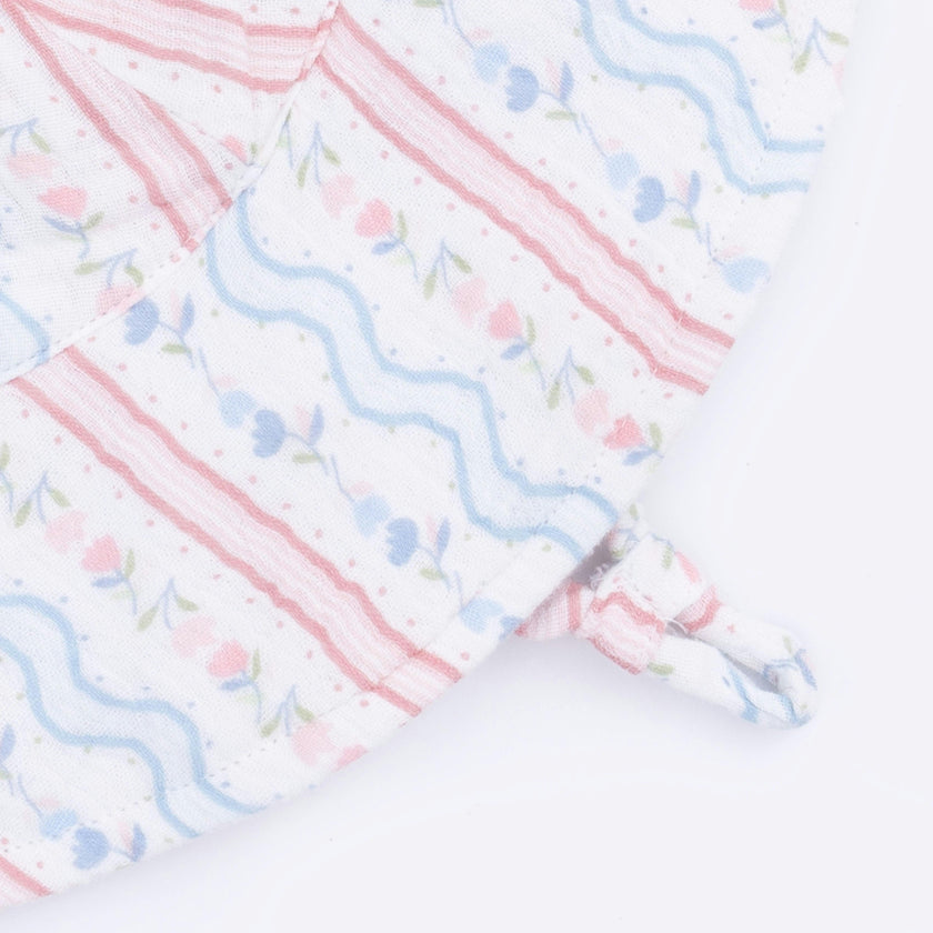 Tulip Stripe - Wide Brim Sun Hat