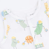 Pickles Playing Pickleball - Sleeveless Shortie Romper