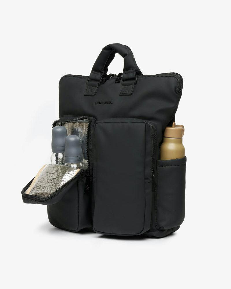 Ozzy Changing Tote / Backpack 2.0 Matte Black