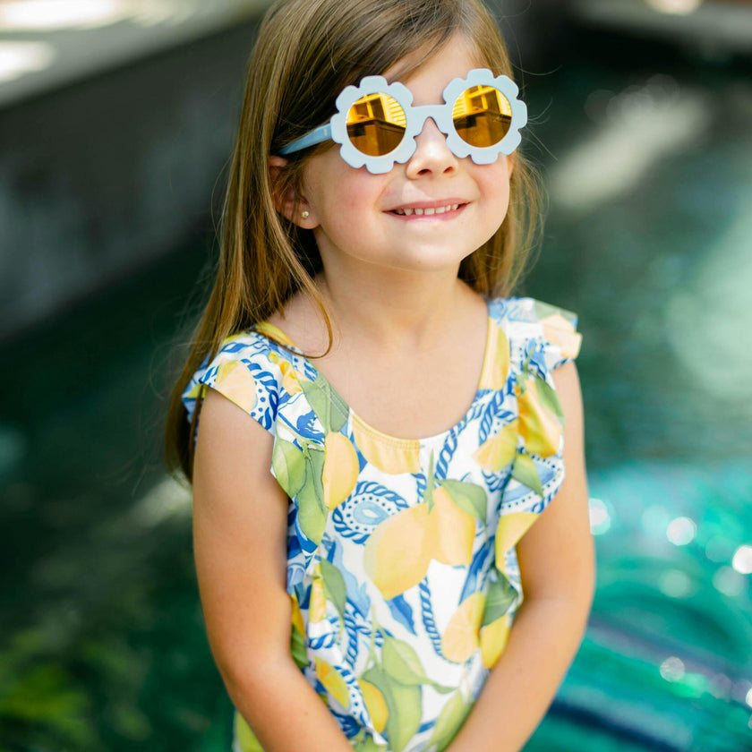 The Positano - Girls Ruffle One Piece UPF 50+