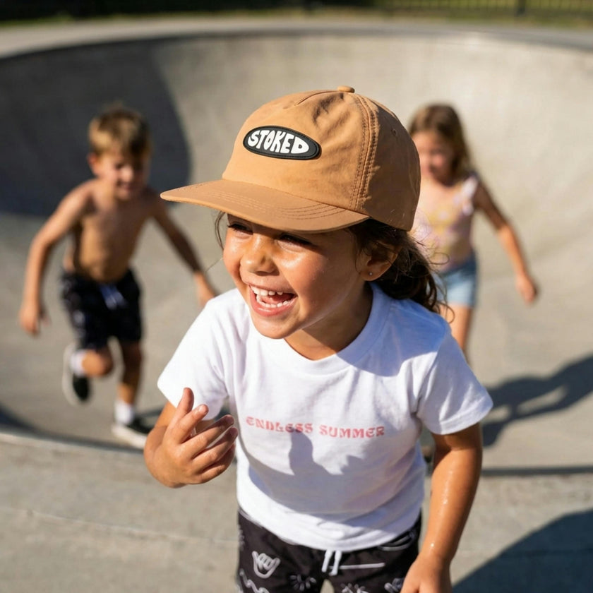Kids Nylon Snapback Hat