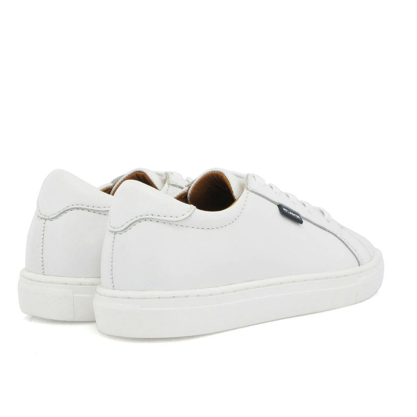 Laces Sneakers - white smooth