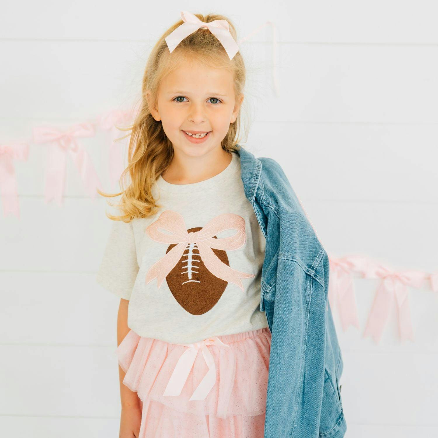 Coquette Football Patch Short Sleeve T-Shirt