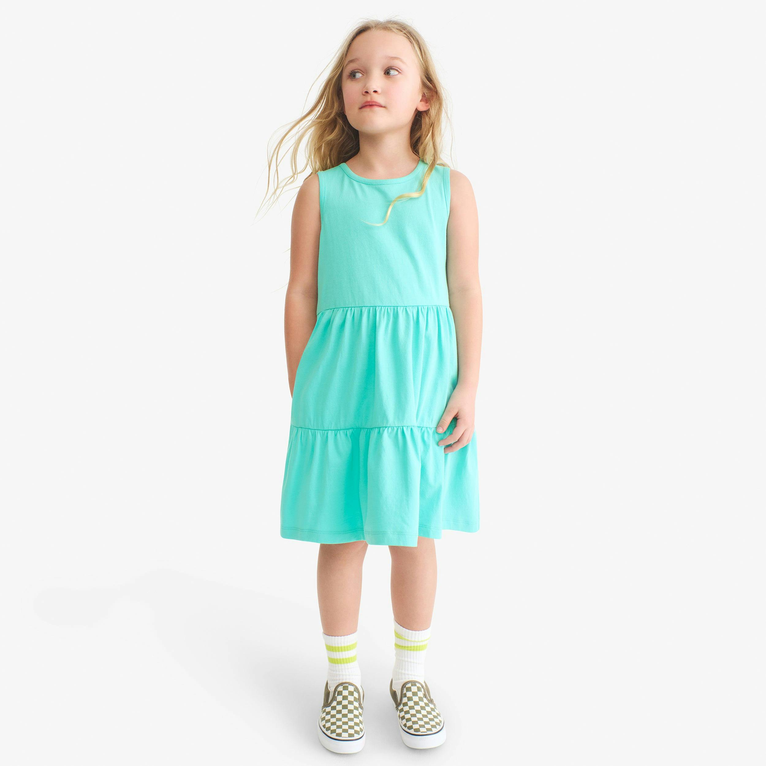 Kids tiered tank dress