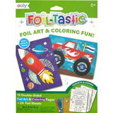 Foil-tastic Foil Art & Coloring Set - Gadgets & Gizmos - 12 Pages 24 Foil Sheets
