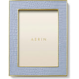 Classic Croc Leather Frame, Blue