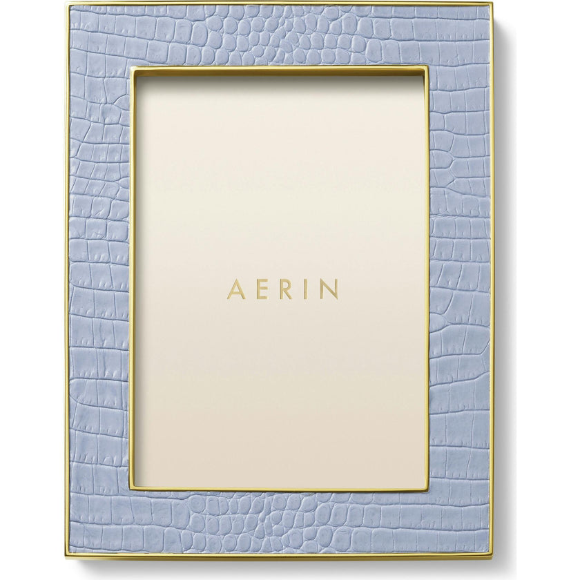 Classic Croc Leather Frame, Blue