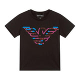 Black Sequin Logo T-shirt