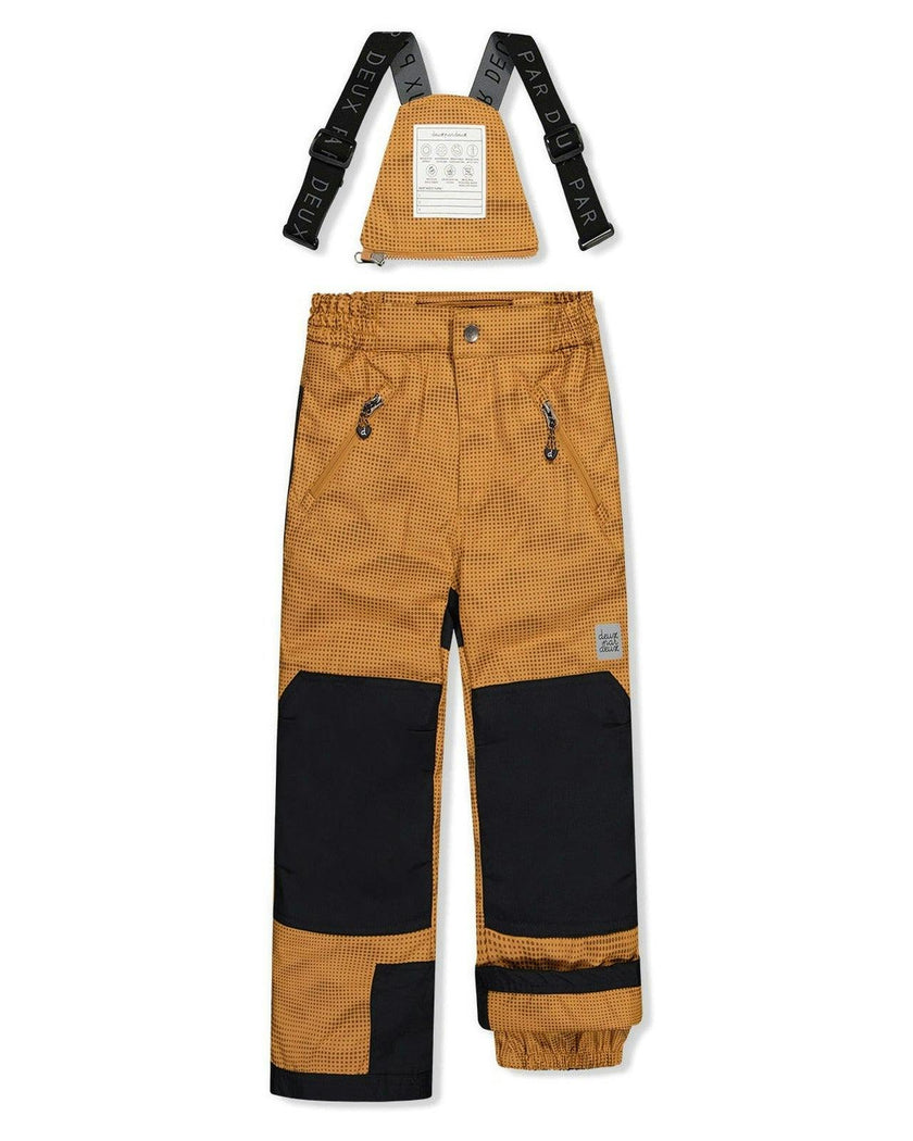 Two Piece Play Snowsuit Brown And Black With Brown Pants
