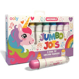 Jumbo Jots Dual Tip Stamp Markers - Unicorn - Set of 8