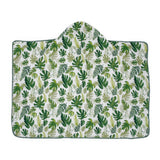 Toddler Hooded Towel - Tropical Leaf