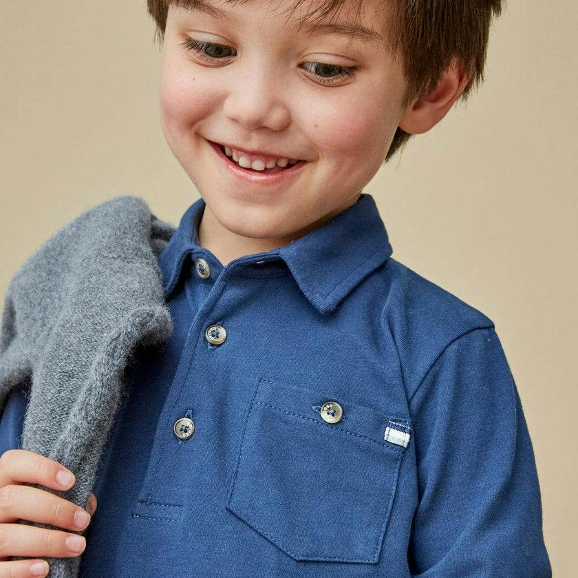 Long Sleeve Polo Shirt