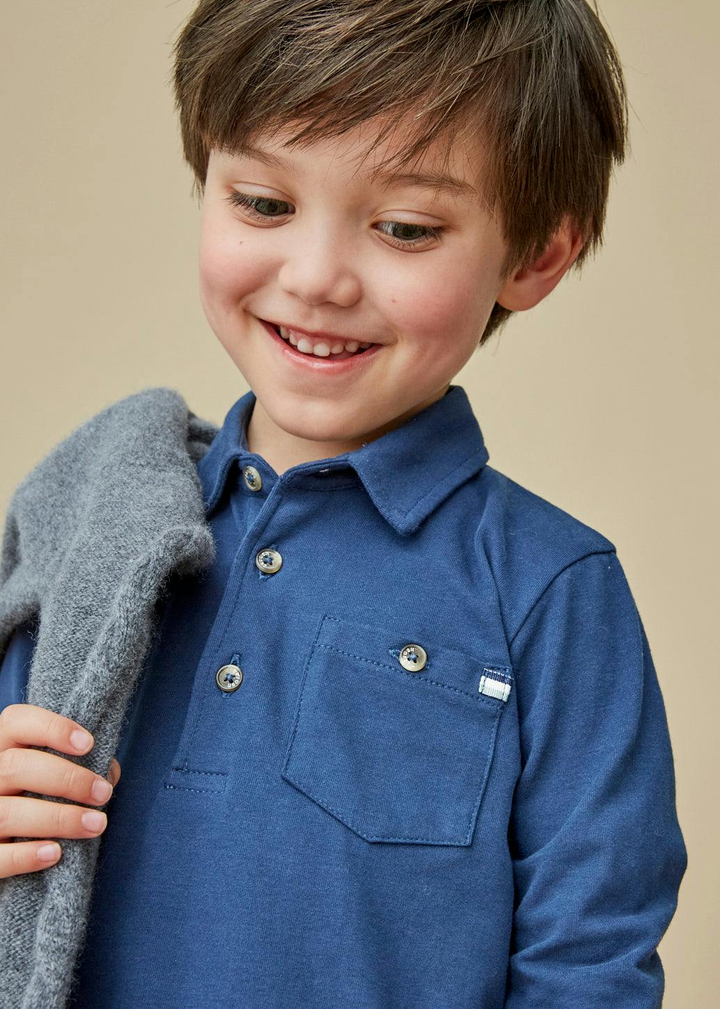 Long Sleeve Polo Shirt