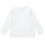 Mia Girls' Longsleeve Performance Top by LH Sport White