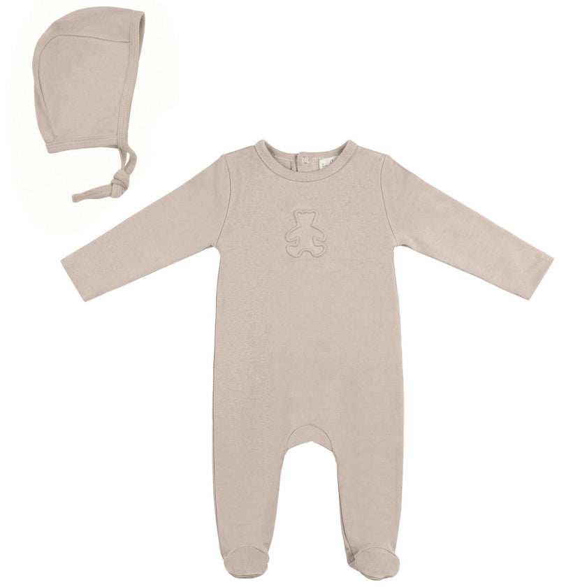 Embossed Bear Onesie