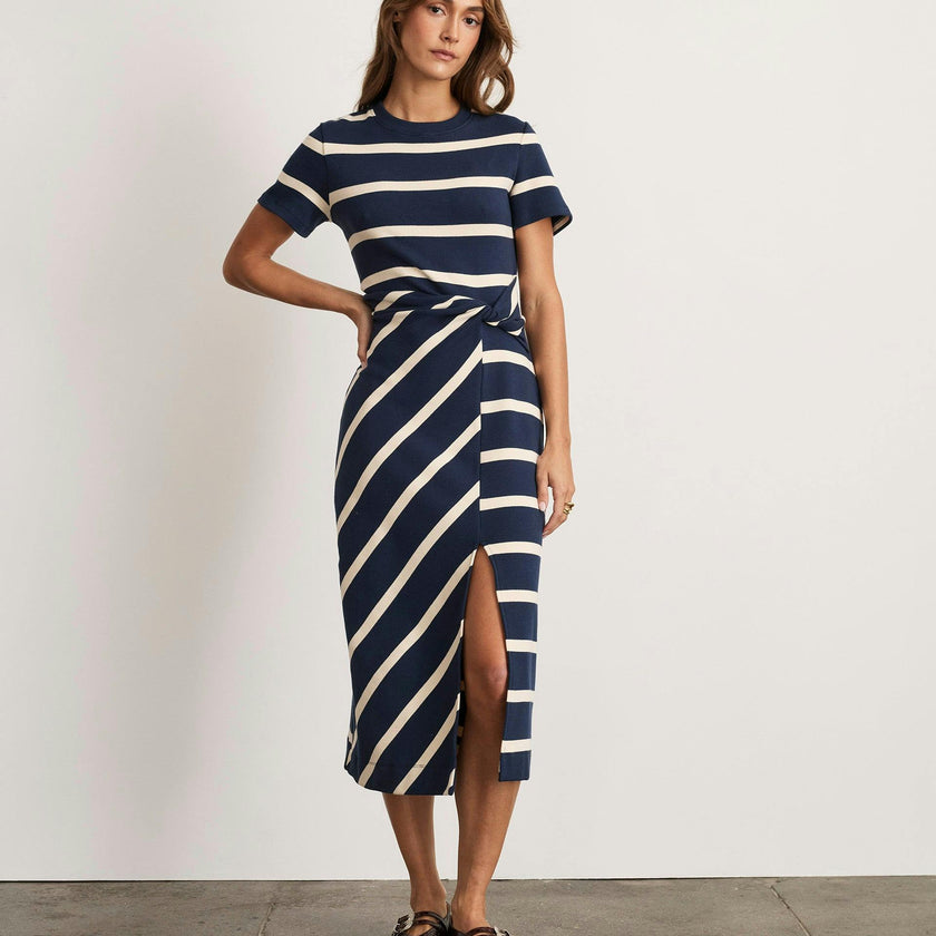 Short Sleeve Striped Cody Dress