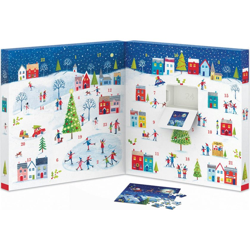 Eurographics: Puzzle Advent Calendar: Christmas Town Individual Jigsaws