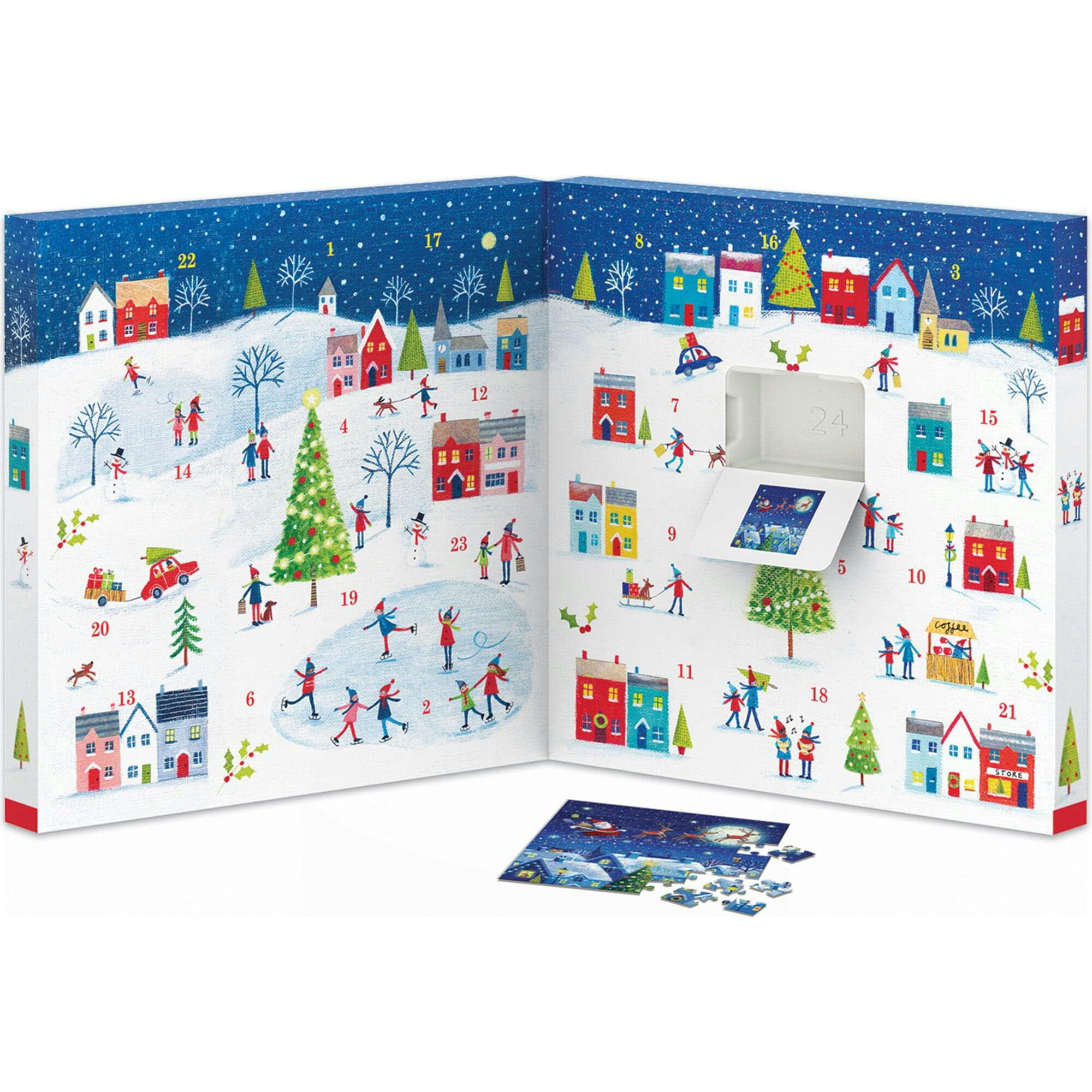 Eurographics: Puzzle Advent Calendar: Christmas Town Individual Jigsaws