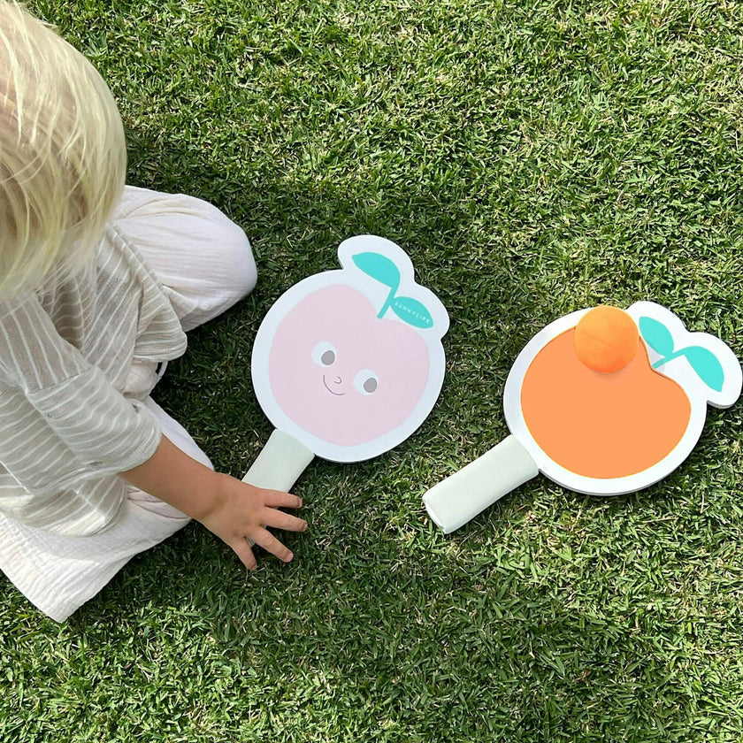Kids Velcro Beach Bats: Poppy The