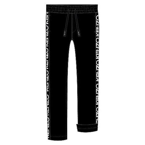 KENZO KIDS Black Side Stripe Leggings