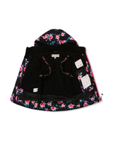 Two Piece Play Snowsuit Black Rose Print