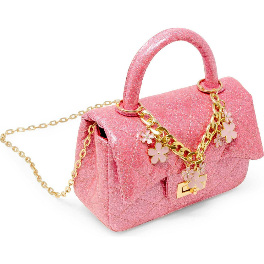 Classic Sparkle Top Handle Handbag