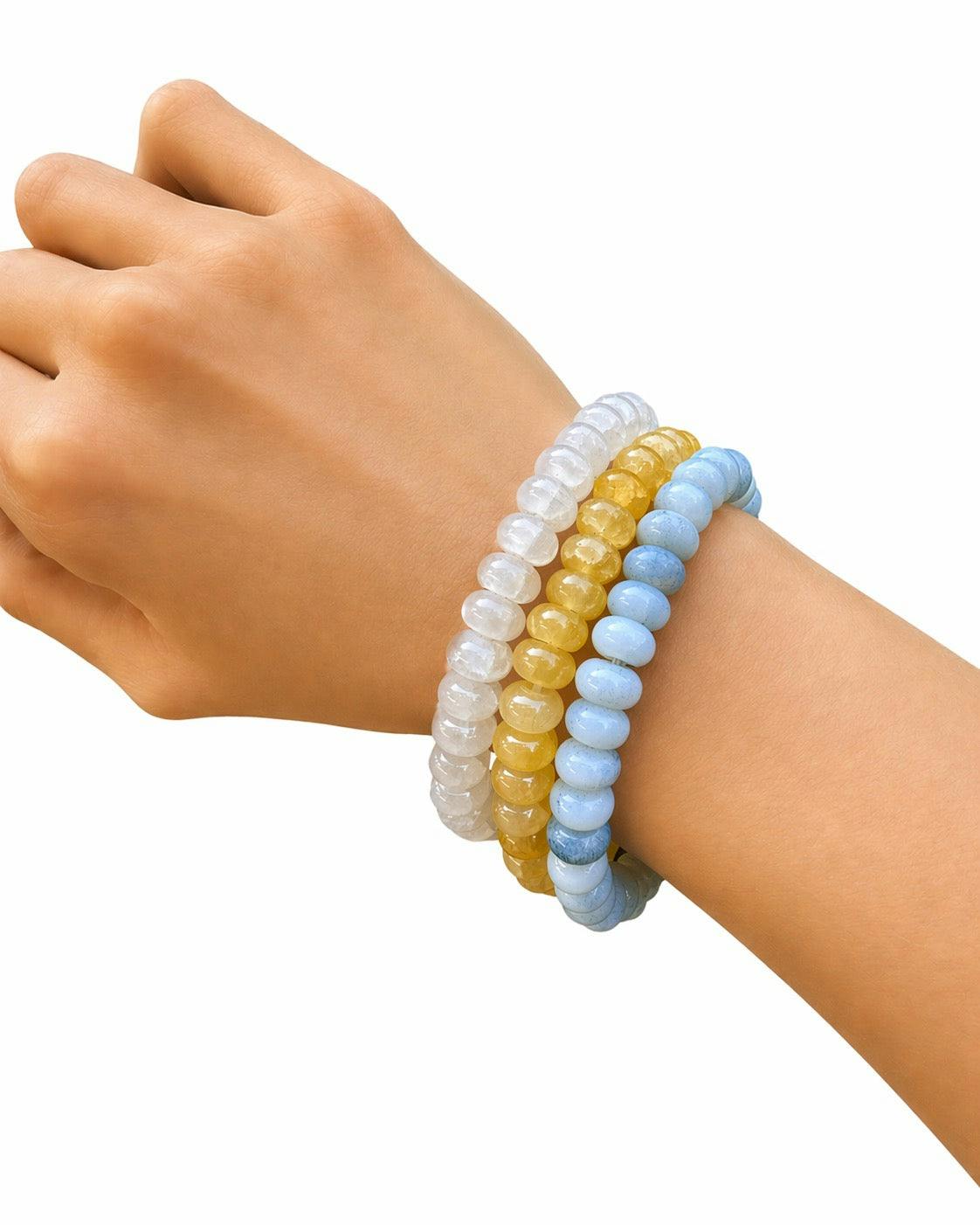 Sun and Sky Bracelet Stack