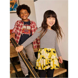 Tiered Skirted Twirl Dress, Yellow