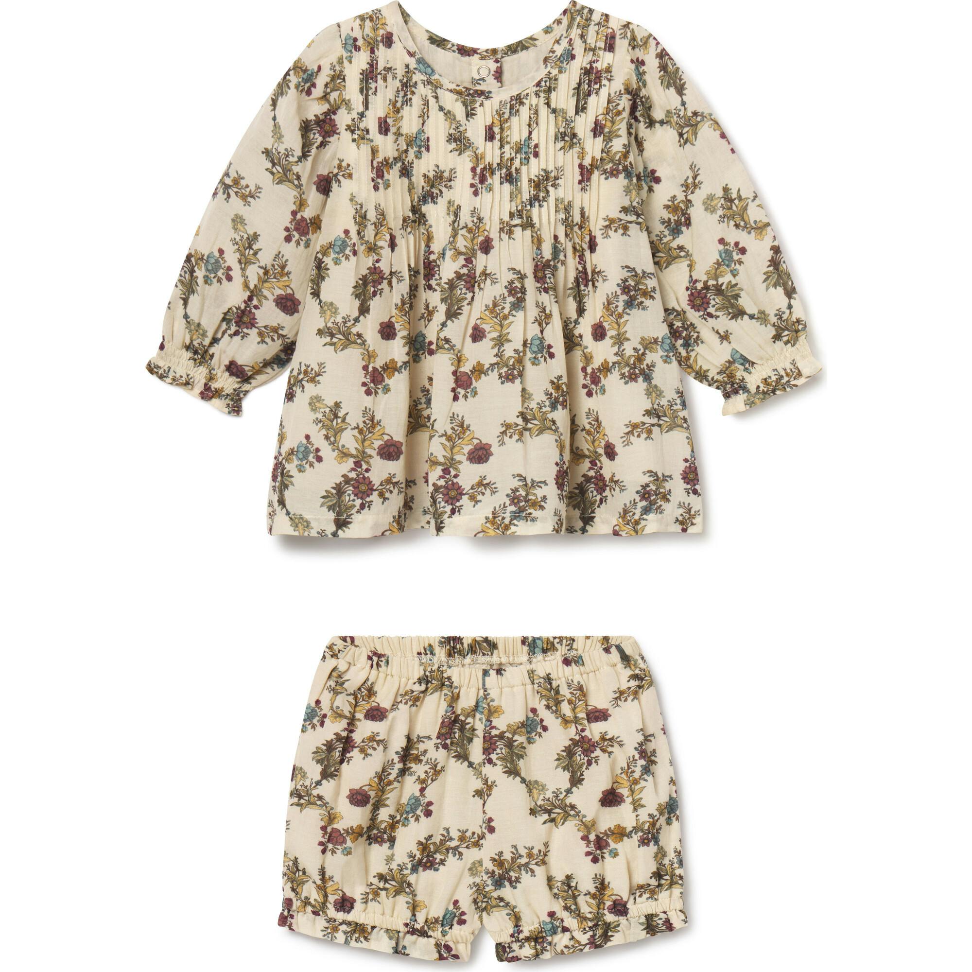 Charlotte Baby Set in Harvest Toile