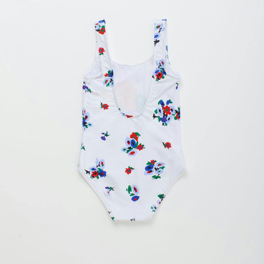 BLOSSOM BIRDS SWIMSUIT WHITE