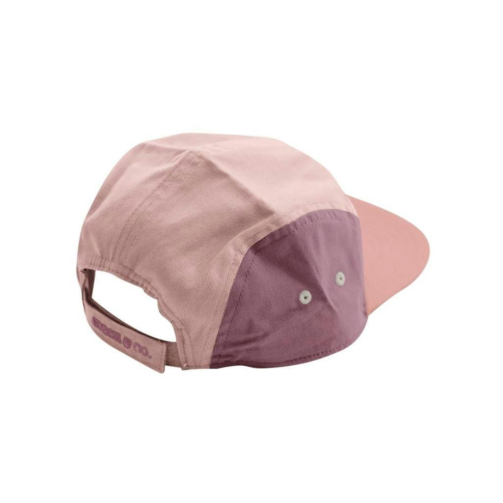 5 Panel Hat | Anti UV Blush Bloom + Mauve Rose