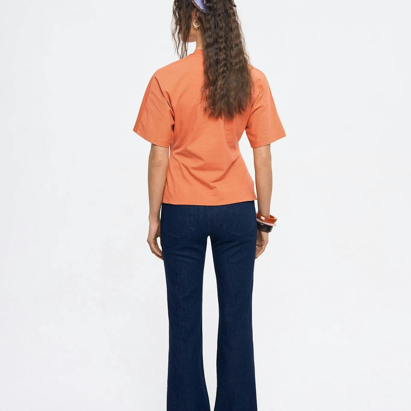 women's t-shirt – orange sun