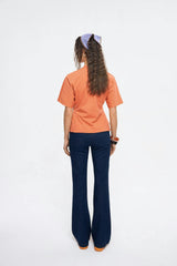 women's t-shirt – orange sun