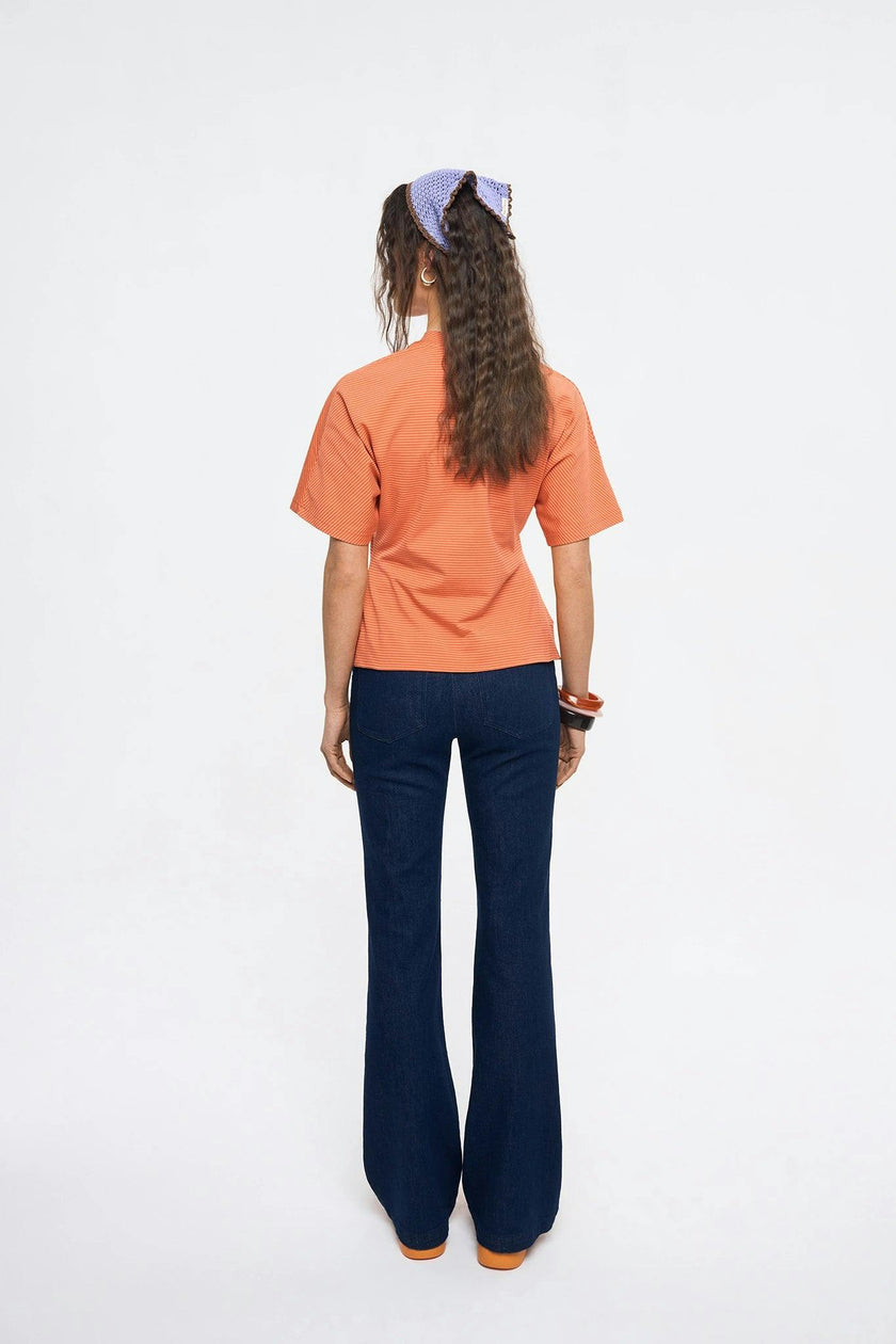 women's t-shirt – orange sun