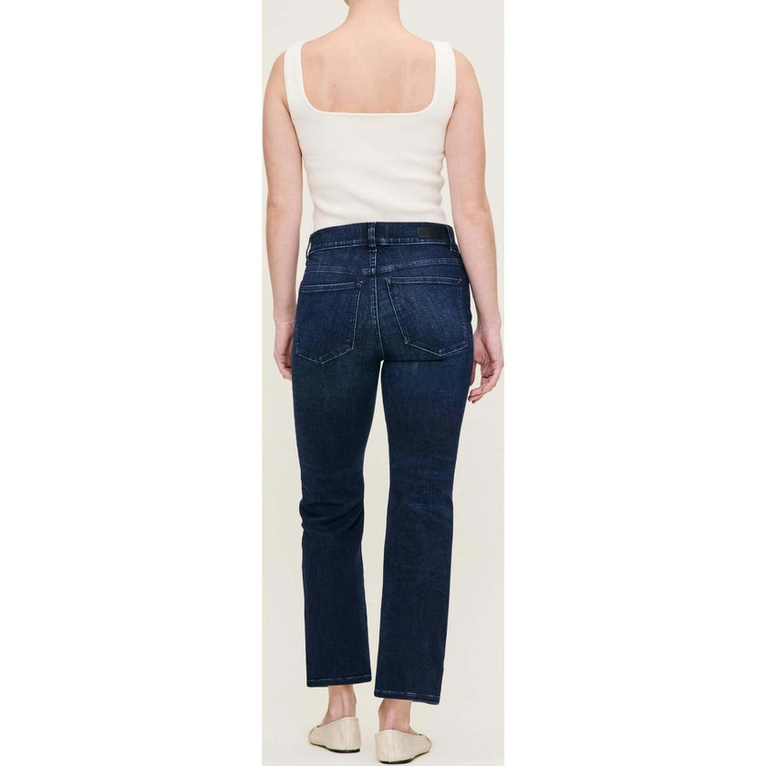 Halle Straight Petite High Rise Instasculpt™ 25.5" Jeans | Mediterranean
