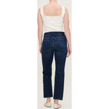Halle Straight Petite High Rise Instasculpt™ 25.5" Jeans | Mediterranean