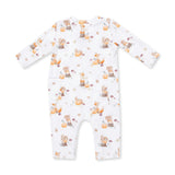 Woodland Animals with Pumpkins - Uni Romper