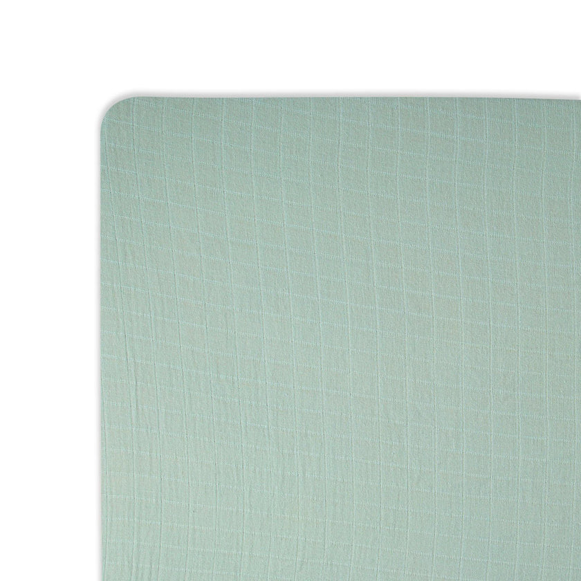 Kaleidoscope Evergreen Cotton Fitted Crib Sheet