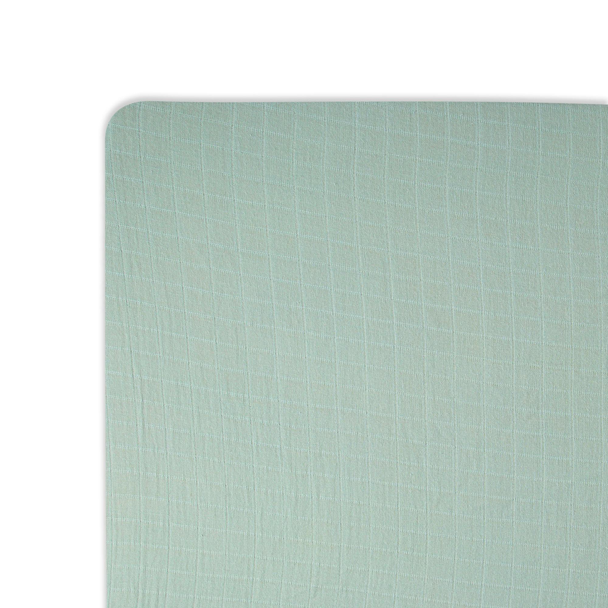 Kaleidoscope Evergreen Cotton Fitted Crib Sheet