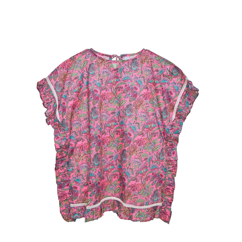 Girls Frilly Cover Up – Lightweight Cotton (Liberty)