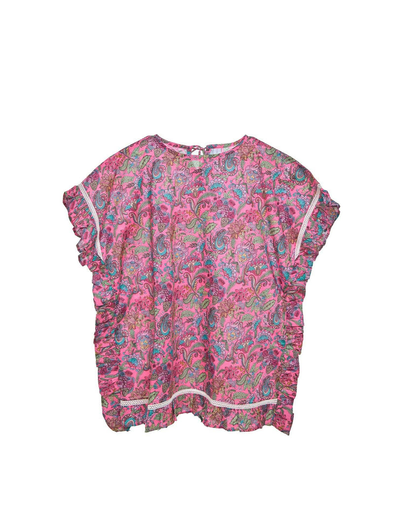 Girls Frilly Cover Up – Lightweight Cotton (Liberty)
