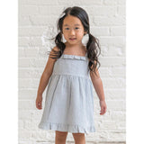 Juliette Seersucker Tank Dress - Shore Stripe / Sea