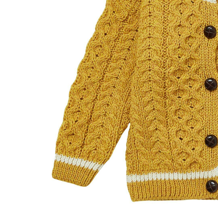 London Days Merino Cardigan, Sunshine Yellow