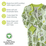 CRUZ Snug-fit Footed Baby Boys Pajamas